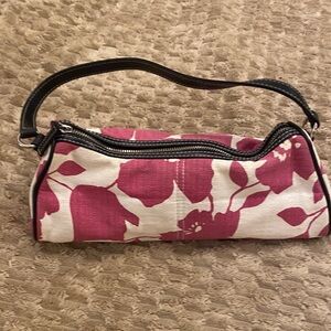Floral Pink and White Women's Bag